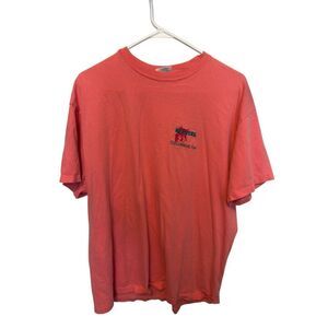 Vintage Hooters Made In The USA T-shirt Men’s Size XL Peach Single Stitch